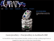 Tablet Screenshot of caratsjewellery.co.nz